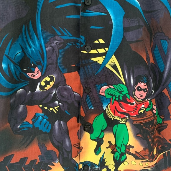 Warner Bros Batman & Robin Shirt - Picture 2 of 4